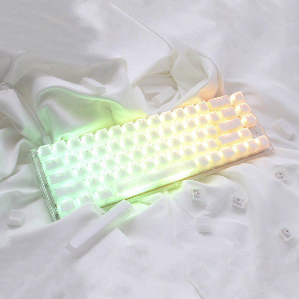 Ducky One 3 Aura SF RGB White Cherry MX Silent Red Switch (US Layout)  